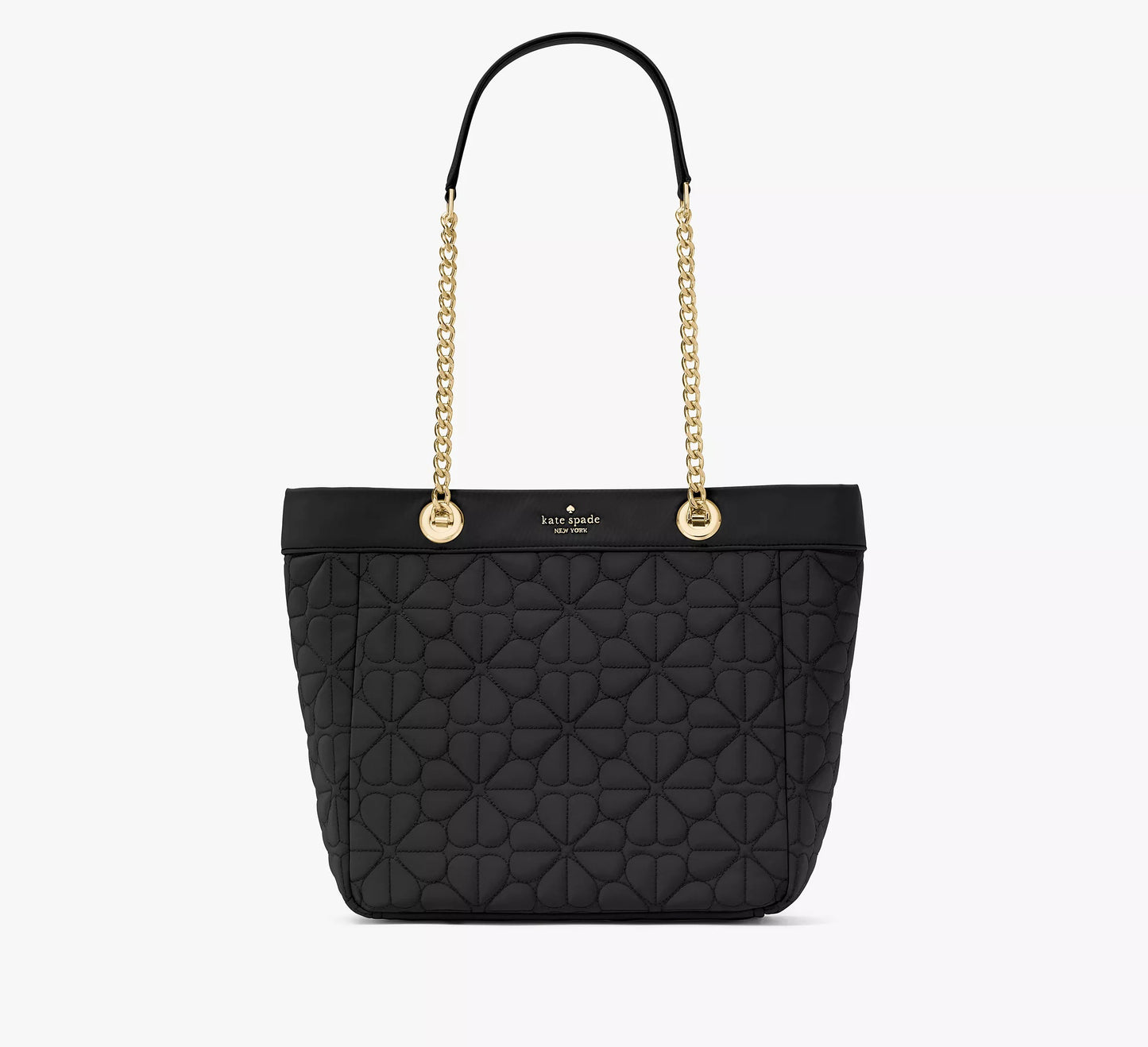Kate Spade Flower Quilted Fabric Medium Tote