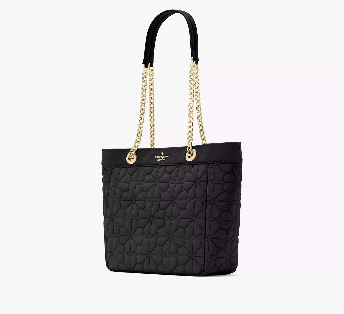 Kate Spade Flower Quilted Fabric Medium Tote