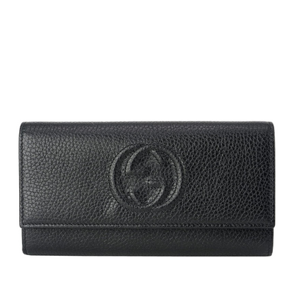 Gucci GG Calf Leather SOHO Continental Wallet 598206