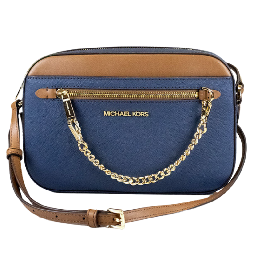 Michael Kors Jet Set Large East West Zip Chain Crossbody 35F3GTTC9L