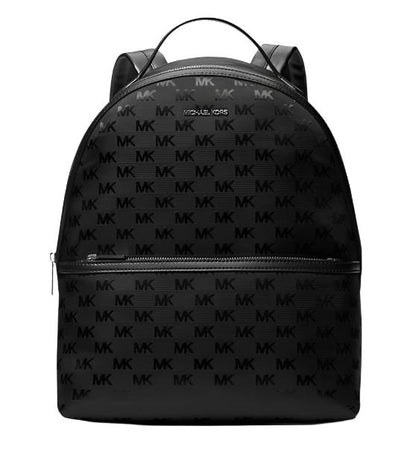 Michael Kors Sheila Large Woven Logo Nylon Backpack