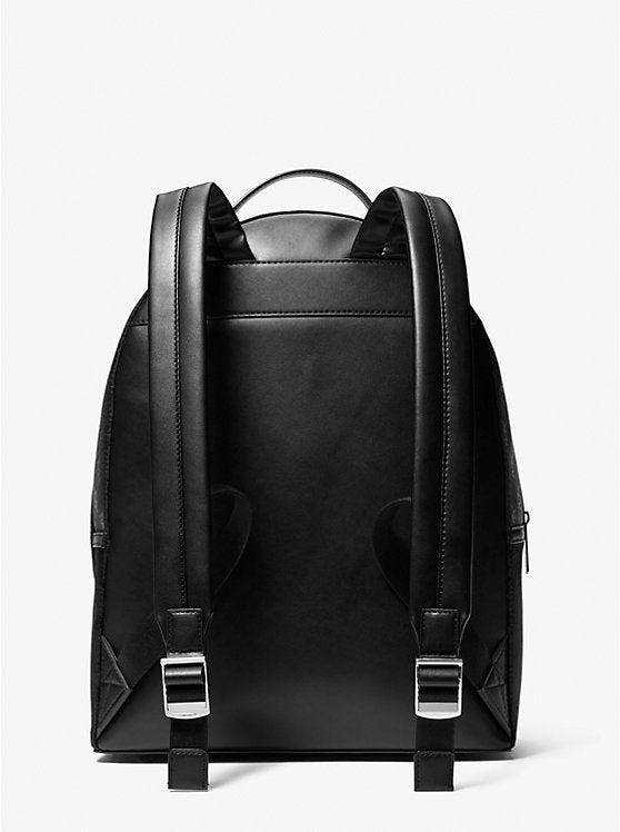 Michael Kors Sheila Large Woven Logo Nylon Backpack