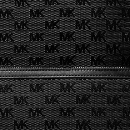 Michael Kors Sheila Large Woven Logo Nylon Backpack