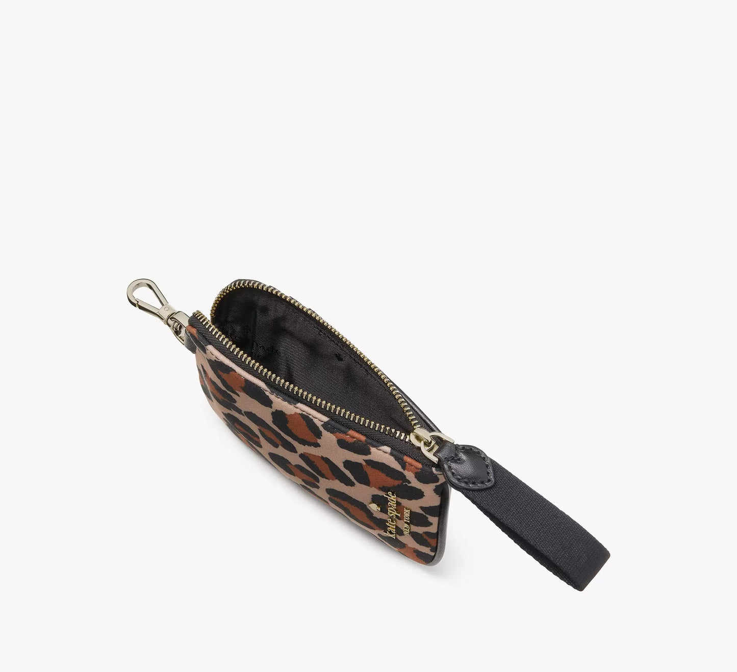 Kate Spade Chelsea Leopard Card Case Lanyard