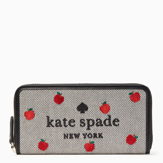 Kate Spade Ella Large Apple Continental Wallet K8200