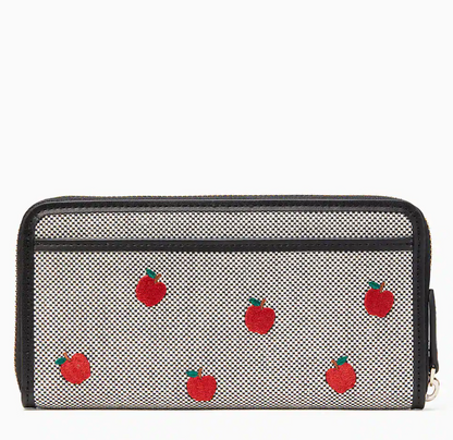 Kate Spade Ella Large Apple Continental Wallet K8200