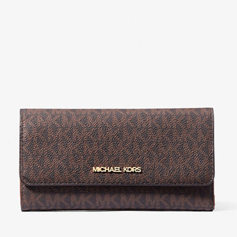 Michael Kors Jet Set Large Logo Trifold Wallet