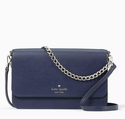 Kate Spade Madison Flap Convertible Crossbody KC430 Navy