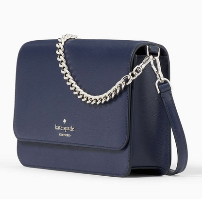 Kate Spade Madison Flap Convertible Crossbody KC430 Navy