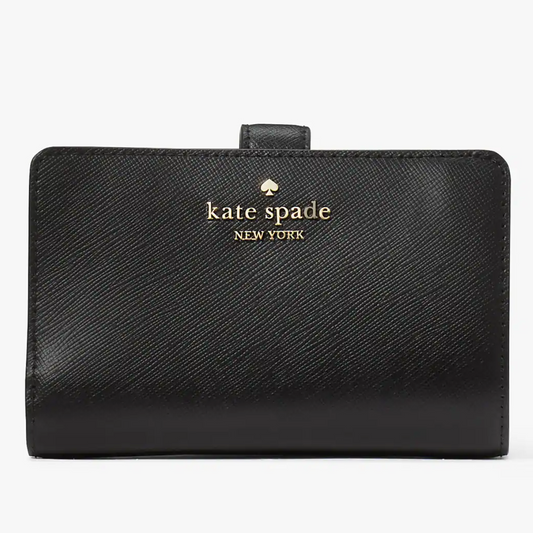 Kate Spade Madison Saffiano Leather Medium Compact Bifold Wallet KC580