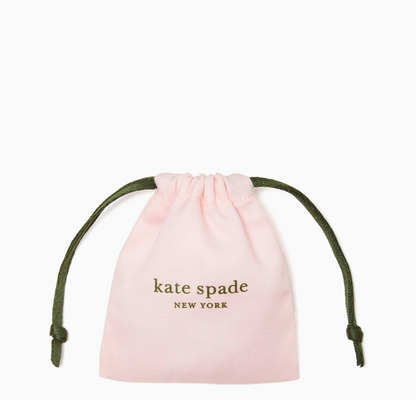 Kate Spade Spot The Spade Pave Huggies Earring K9175