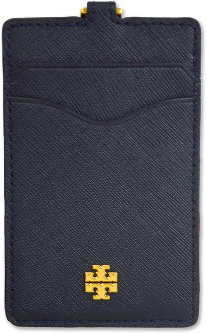 Tory Burch Emerson ID Lanyard With Keyring Navy 136584