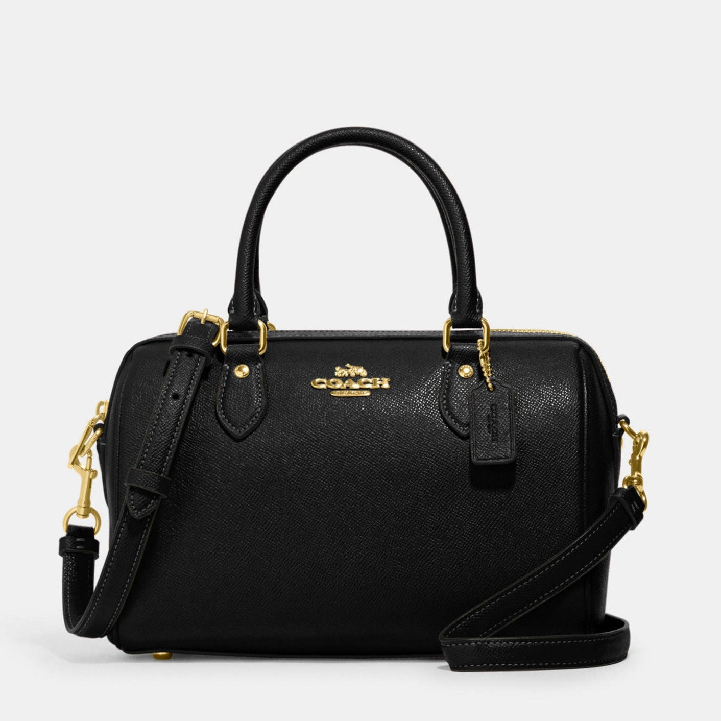 Coach Rowan Satchel Bag Black