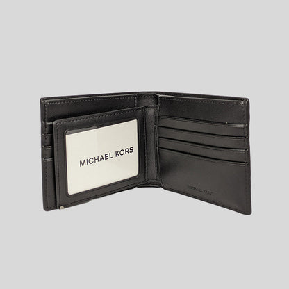 Michael Kors Cooper Billfold Wallet With Passcase Black 36U9LCRF6B