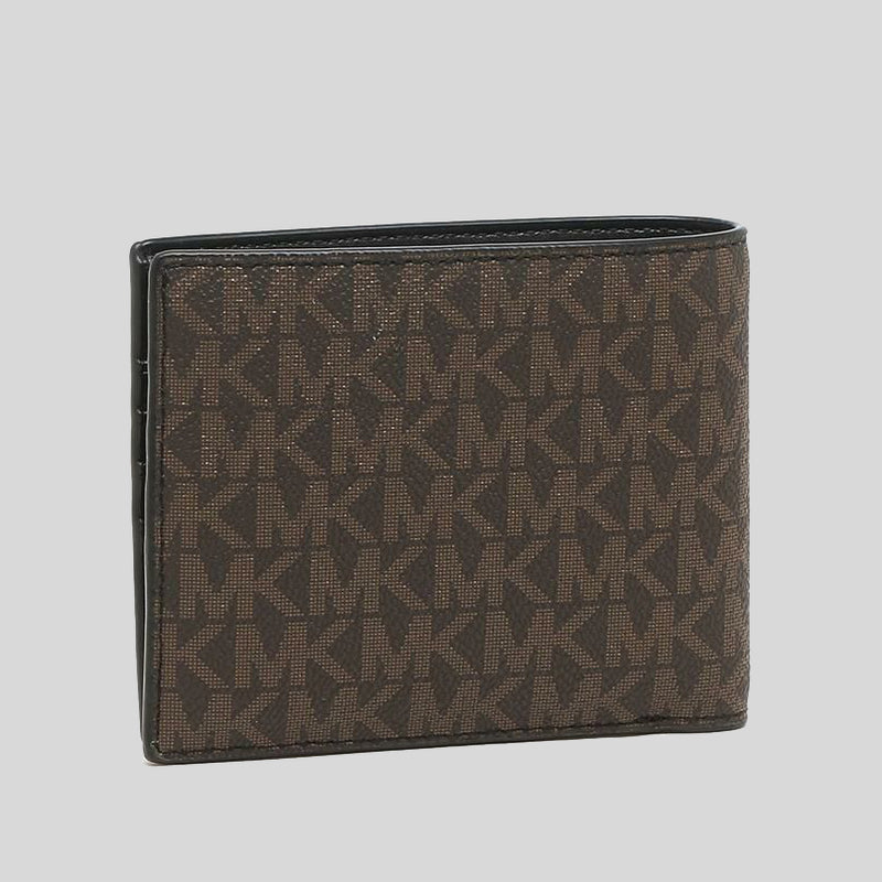 Michael Kors Cooper Billfold Wallet With Passcase Brown 36U9LCRF6B